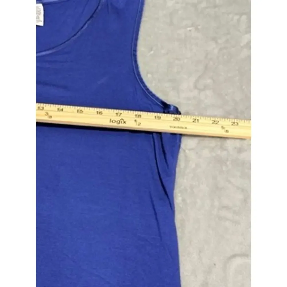 Covington Blue Stretch Sleeveless Tank Top XL